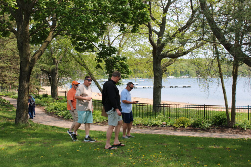 Geocaching cruise in Lake Geneva