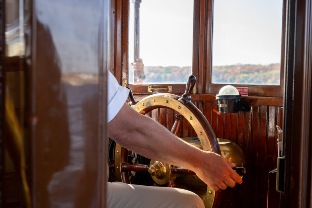 Steam Yacht in Lake Geneva